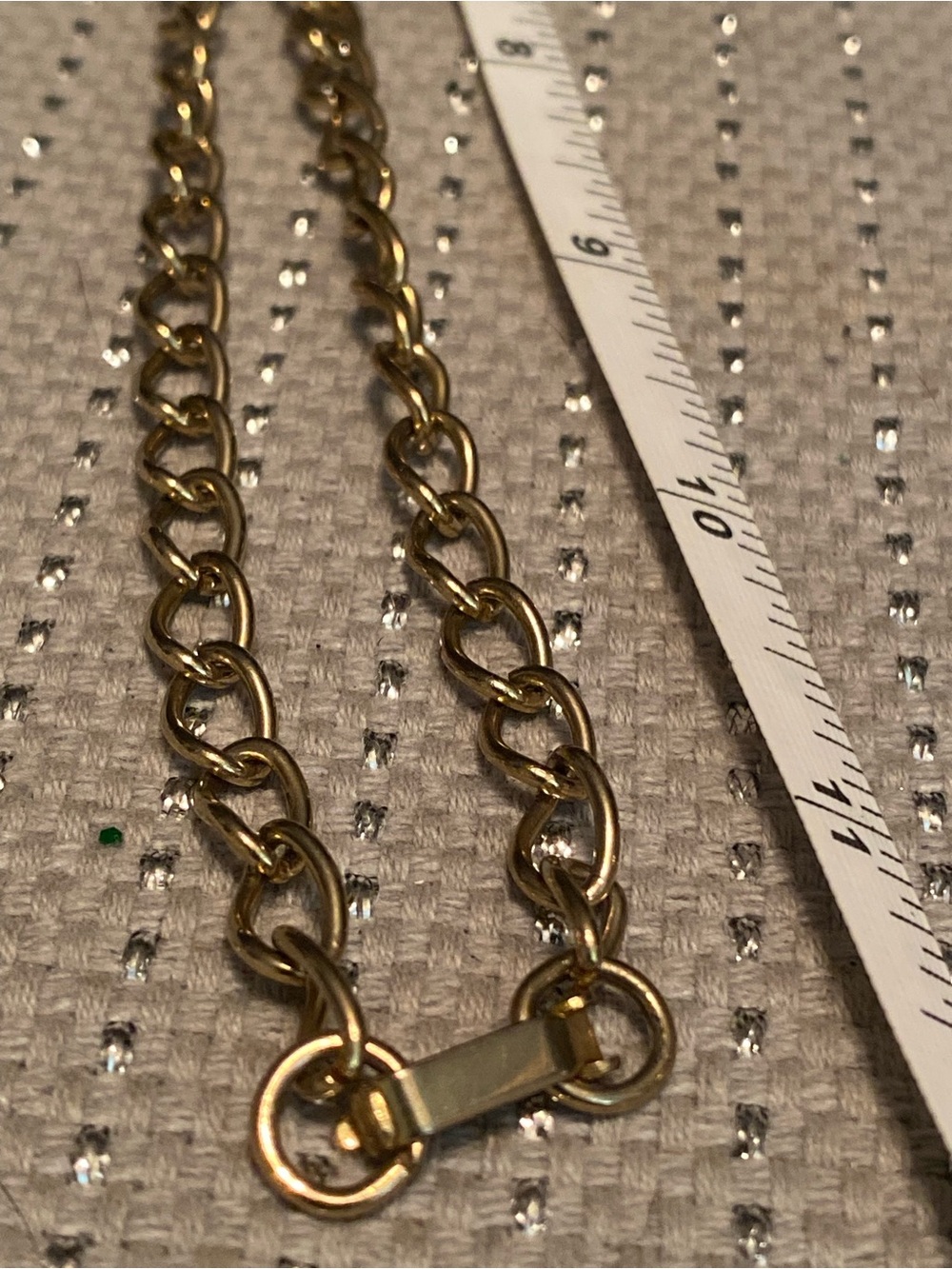 Classic Gold-Tone Link Necklace for Women